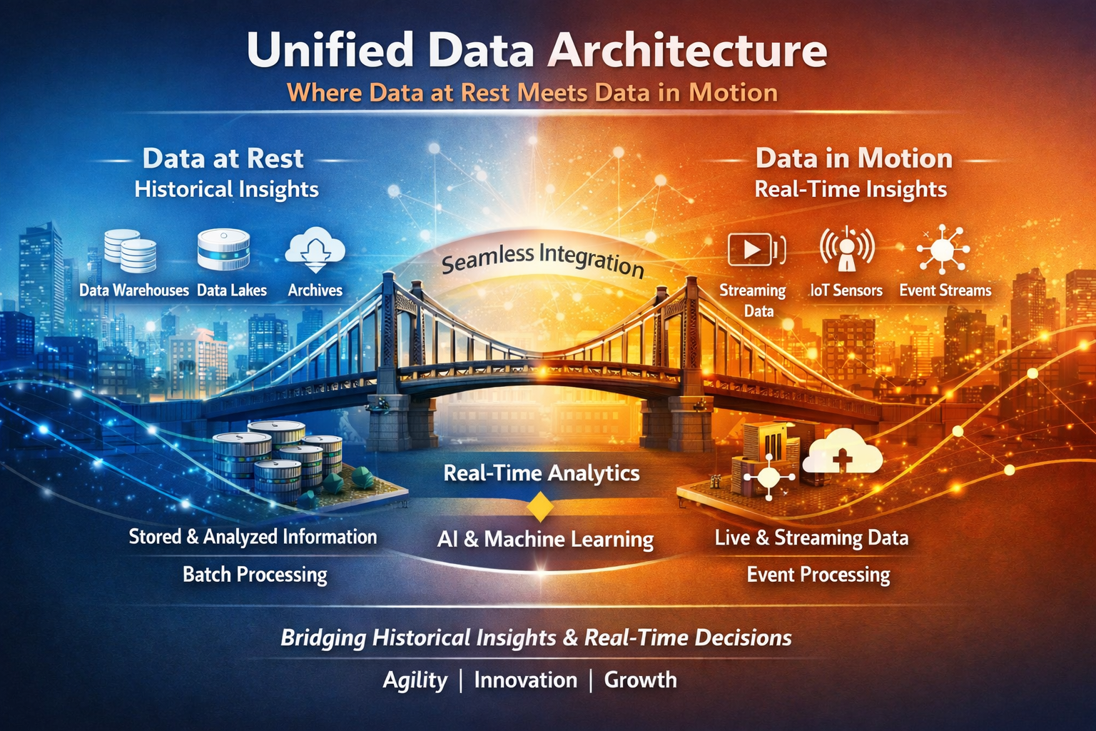 Where Data at Rest Meets Data in Motion: Bridging historical insights and real-time updates for innovative data strategies